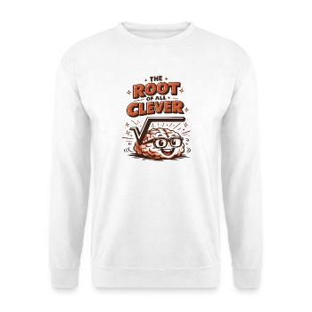 The Root of All Wisdom | Math Teacher Nerd - Unisex Sweatshirt - white - Front