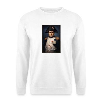 Uniforme militaire du portrait de Napoléon - Sweat-shirt Unisexe - blanc - Devant