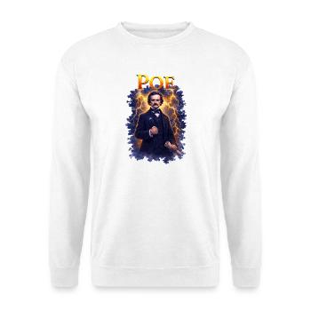 Edgar Allan Poe Portrait - Unisex Sweatshirt - white - Front