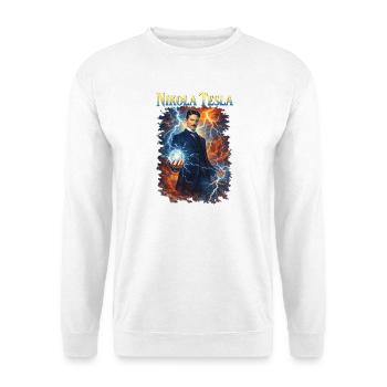 Nikola Portrait - Unisex Sweatshirt - white - Front