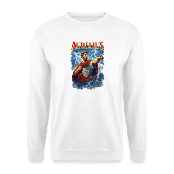 Portrait of Marcus Aurelius - Unisex Sweatshirt - white - Front