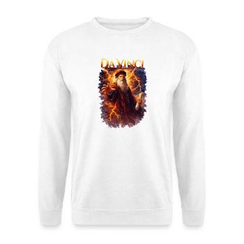 Leonardo Da Vinci Portrait - Unisex Sweatshirt - white - Front