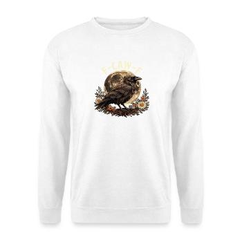 FCawF Humour Noir Jeu de mots d’oiseaux Sarcasme Corbeau - Sweat-shirt Unisexe - blanc - Devant