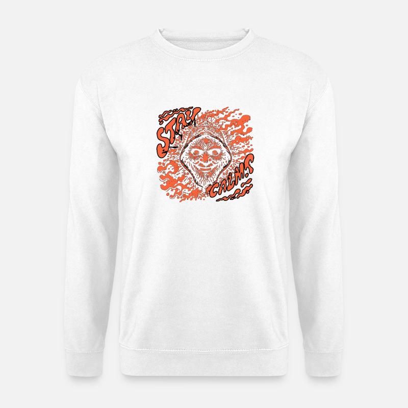 Infernalischer Kapuzenclown - Unisex Pullover - Weiß