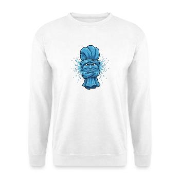 Blue Ninja Towel - Unisex Sweatshirt - white - Front