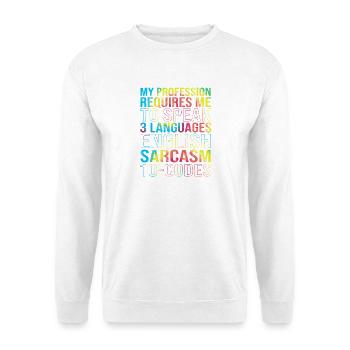 Medical Coder - Unisex Sweatshirt - white - Front