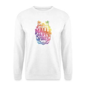 Malle Party Vibes - Unisex Pullover - Weiß - Vorne