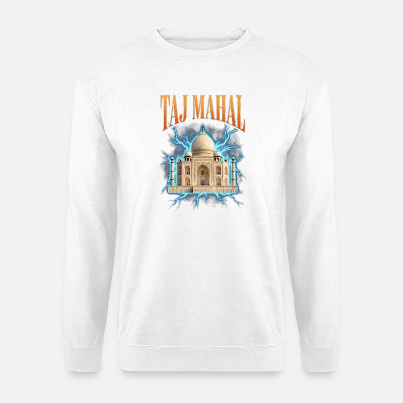 Taj-Mahal-Fälschung - Unisex Pullover - Weiß