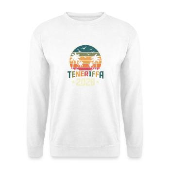 Tenerife 2026 - Sweat-shirt Unisexe - blanc - Devant