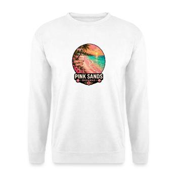 Pink Sands Bahamas Caribbean Beach Vacation Sunshine - Unisex Sweatshirt - white - Front