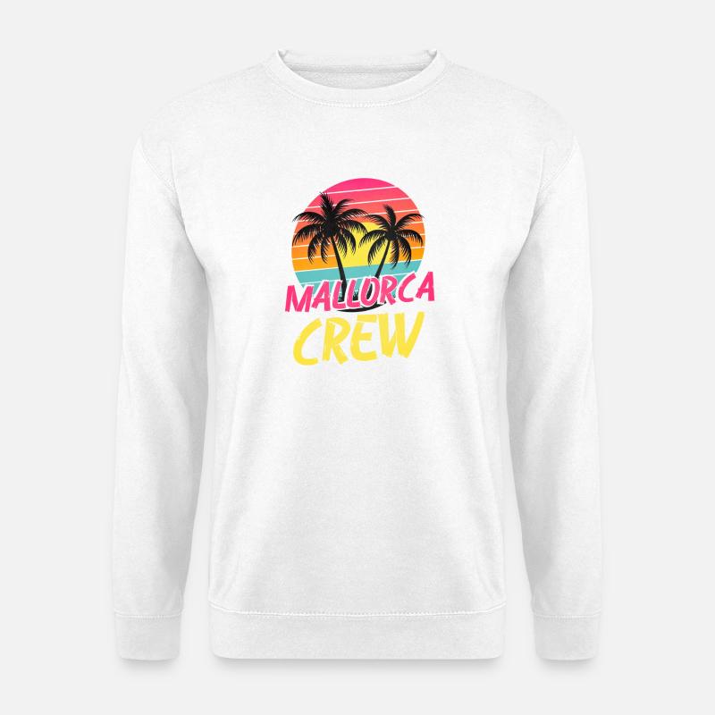 Mallorca Crew - Unisex Pullover - Weiß