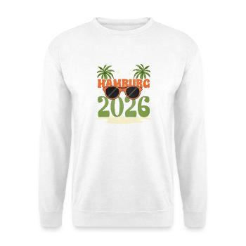 Hambourg 2026 - Sweat-shirt Unisexe - blanc - Devant