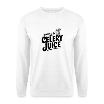 Angetrieben von Selleriesaft - Unisex Pullover - Weiß - Vorne