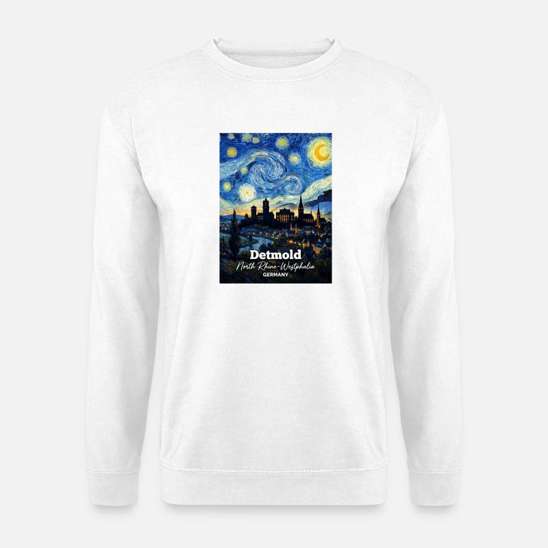Detmold Germany Sternennacht - Unisex Pullover - Weiß