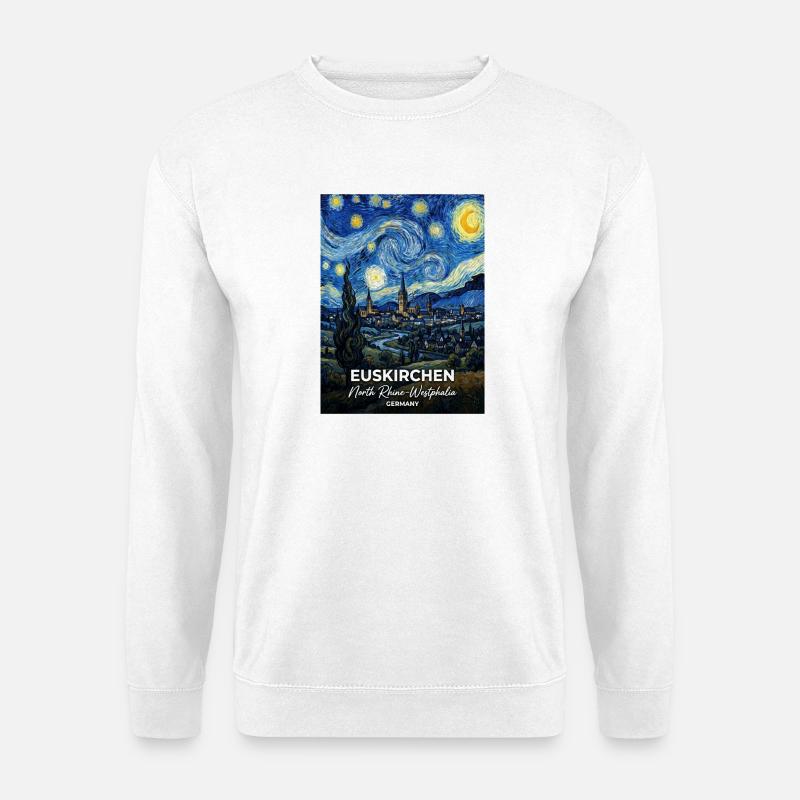 Euskirchen Germany Sternennacht - Unisex Pullover - Weiß