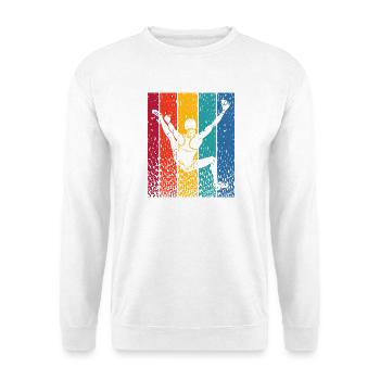 Boulderer Boulder Bouldering - Unisex Sweatshirt - white - Front