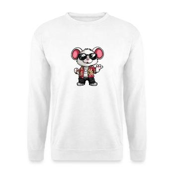 Mouse Comic Holiday - Unisex Sweatshirt - white - Front