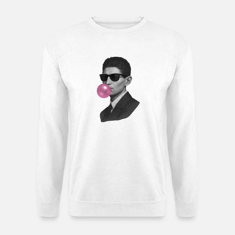 Franz Kafka Kaugummi - Unisex Pullover - Weiß