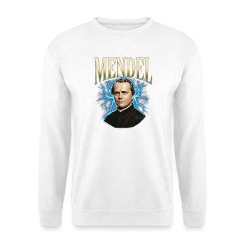 Gregor Mendel Donner - Unisex Pullover - Weiß - Vorne