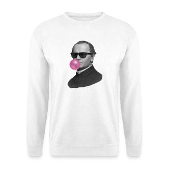 Gregor Mendel Chewing Gum - Unisex Sweatshirt - white - Front