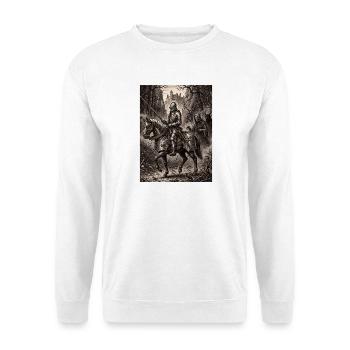 Knight Death and the Devil by Albrecht Durer - Unisex Pullover - Weiß - Vorne