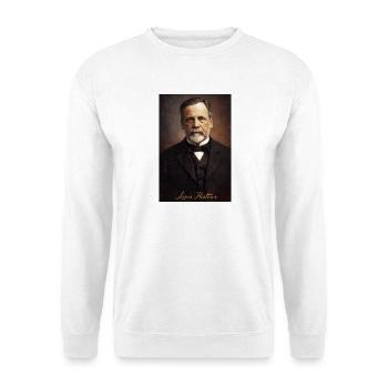 Louis Pasteur Vintage Portrait - Unisex Sweatshirt - white - Front