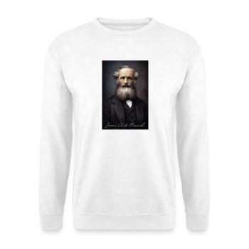 James Clerk Maxwell Portrait - Unisex Sweatshirt - white - Front