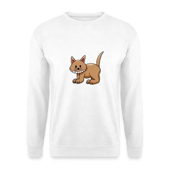 Chat drôle Chats Enfants Enfant - Sweat-shirt Unisexe - blanc - Devant