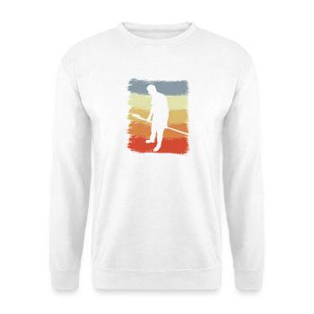 Dessin de Baker - Sweat-shirt Unisexe - blanc - Devant