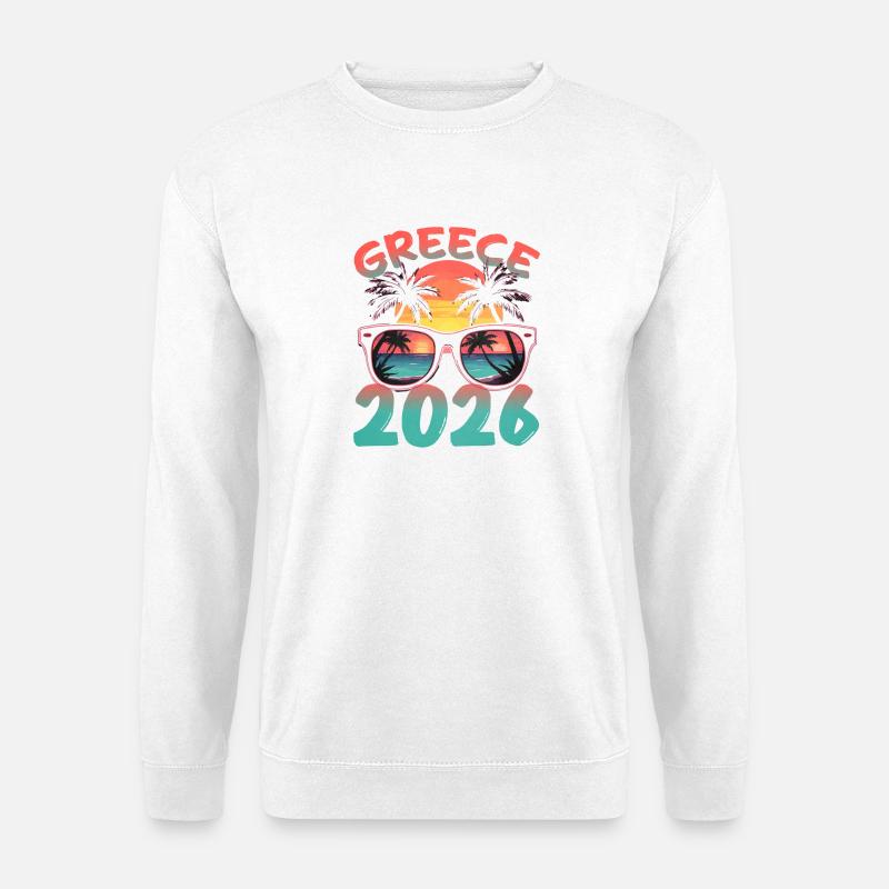 Greece 2026 - Unisex Pullover - Weiß