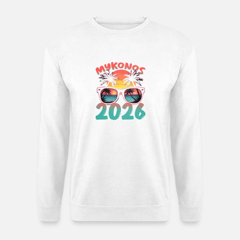 Mykonos 2026 - Unisex Pullover - Weiß