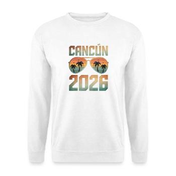 Cancun 2026 - Unisex Pullover - Weiß - Vorne