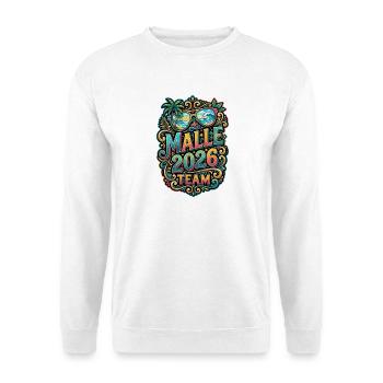 Malle 2026 Colorful Tropical - Unisex Sweatshirt - white - Front