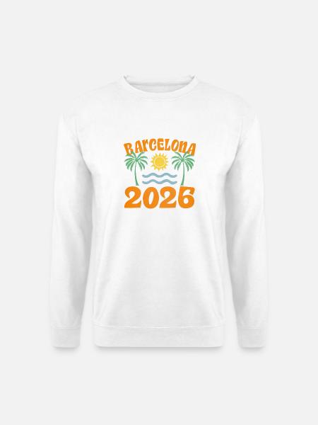Barcelona 2026 - Unisex Pullover - Weiß