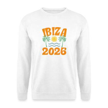 Ibiza 2026 - Unisex Pullover - Weiß - Vorne - Alina (178cm) & Michal (187cm)