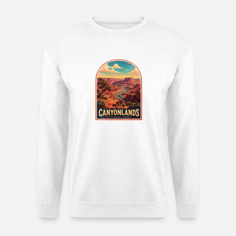 Canyonlands National park  - Unisex Pullover - Weiß