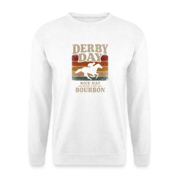 Derby Day Vintage Bourbon - Unisex Pullover - Weiß - Vorne