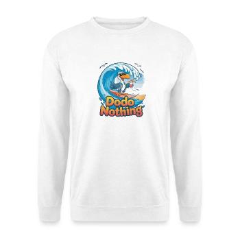 Dodo Rien de drôle Surfeur paresseux Dodo Am - Sweat-shirt Unisexe - blanc - Devant