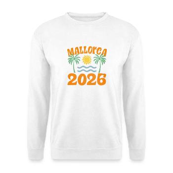 Mallorca 2026 - Unisex Pullover - Weiß - Vorne - Alina (178cm) & Michal (187cm)