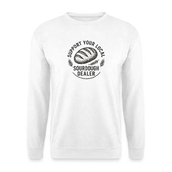 Baking Baker Baker Sourdough Bread Gift Idea - Unisex Sweatshirt - white - Front