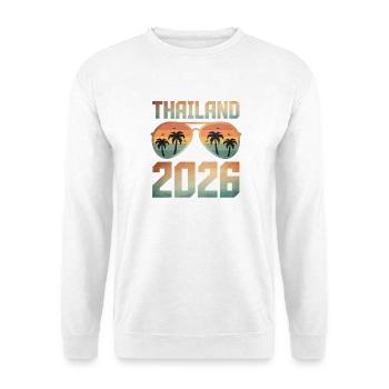 Thailand 2026 - Unisex Pullover - Weiß - Vorne