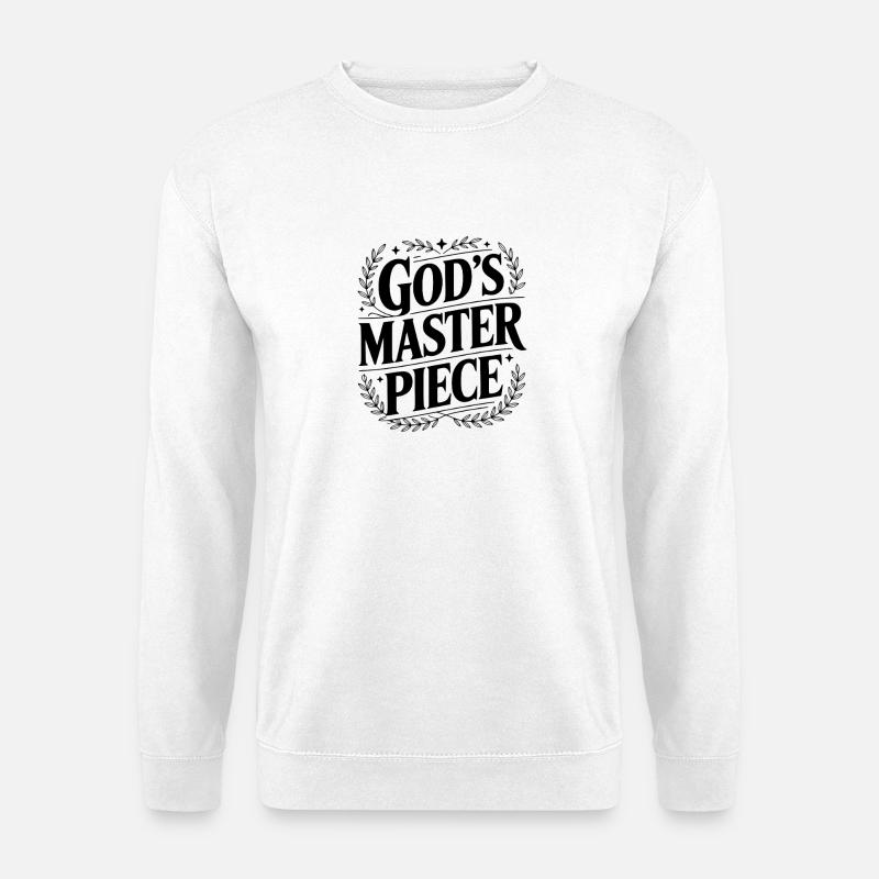 God's Masterpiece - Unisex Sweatshirt - white