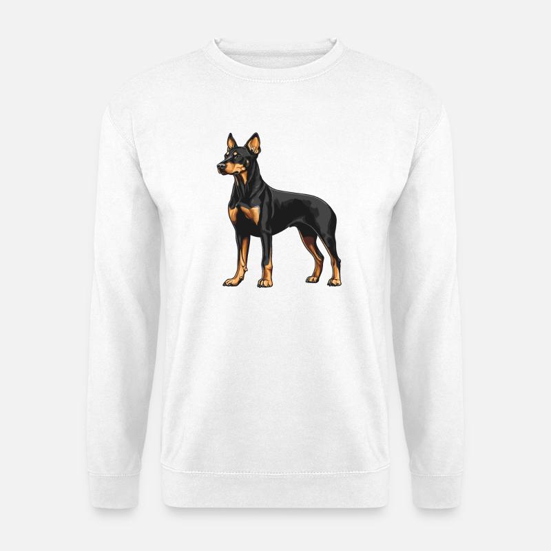 Doberman - Unisex Sweatshirt - white