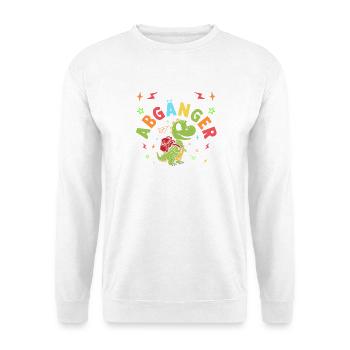 Crèche Élève Dinosaure Maternelle Première Année - Sweat-shirt Unisexe - blanc - Devant