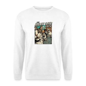 The Cats Crew Retro Comic Street Gang - Unisex Sweatshirt - white - Front