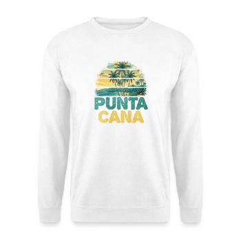 Punta Cana Tropical Beach Artwork - Unisex Sweatshirt - white - Front