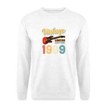 Design de guitare vintage 1999 édition limitée - Sweat-shirt Unisexe - blanc - Devant