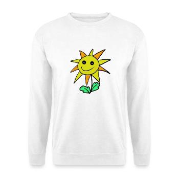 Enfants des fleurs Tournesols - Sweat-shirt Unisexe - blanc - Devant