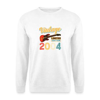 Vintage Guitar Limited Edition 2004 Art - Unisex Sweatshirt - white - Front
