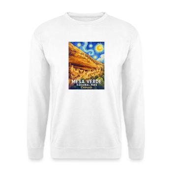 Mesa Verde, Nuit étoilée Colorado - Sweat-shirt Unisexe - blanc - Devant
